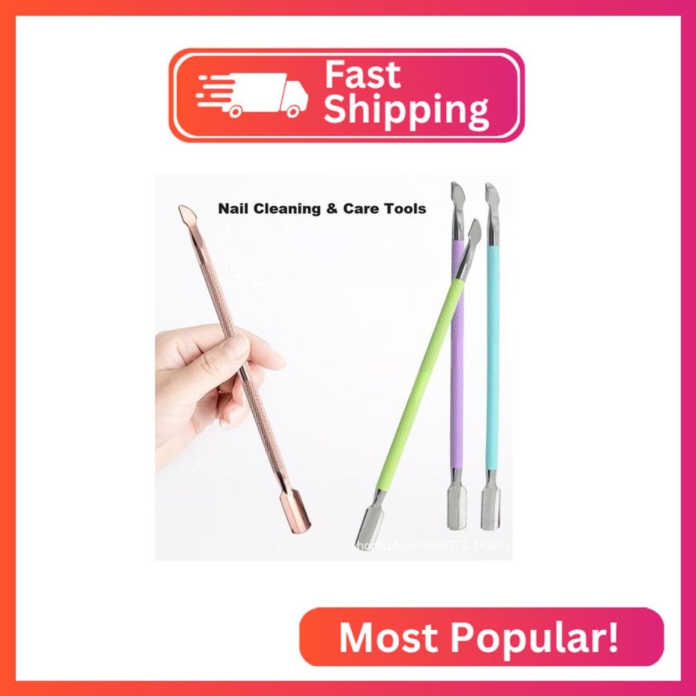 HaimiLiya Cuticle Pusher Gel Nail Remover Tool Dual-end Dead Skin Nail Pusher Na