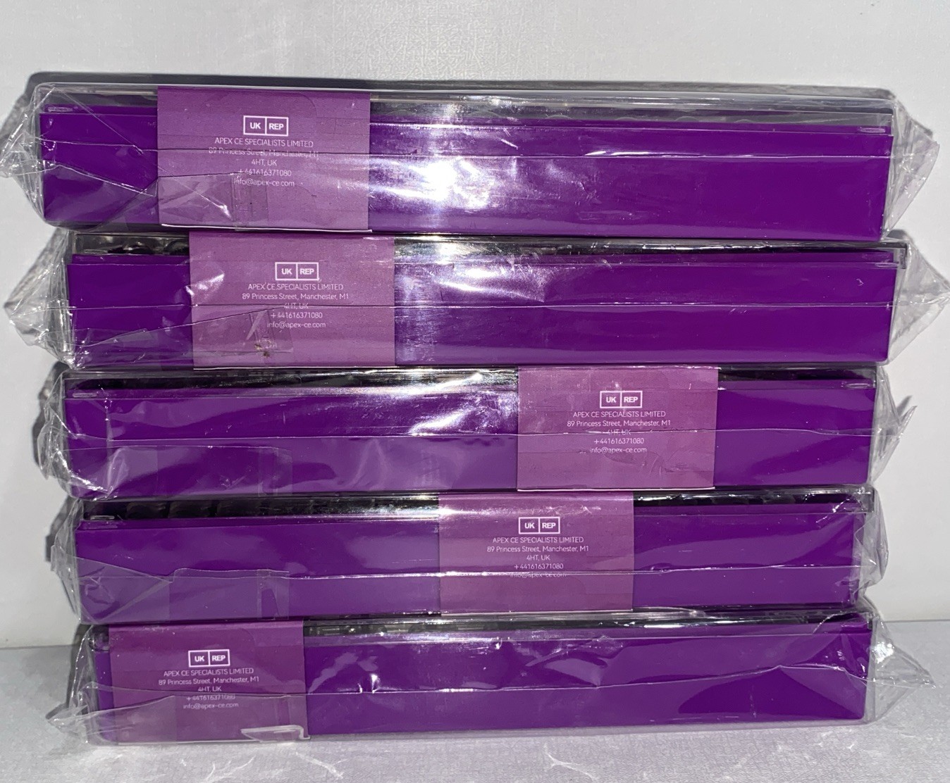 Lot Of 5-Boxes Gelike ECSoft Gel Nail Tips Extra Short Square /Damaged Packaging