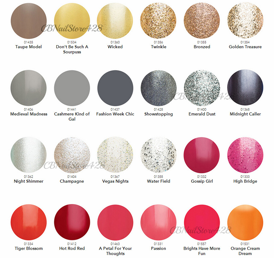 HARMONY GELISH Soak-Off – NEW BOTTLE – Choose Any Color – .5oz – Series 1