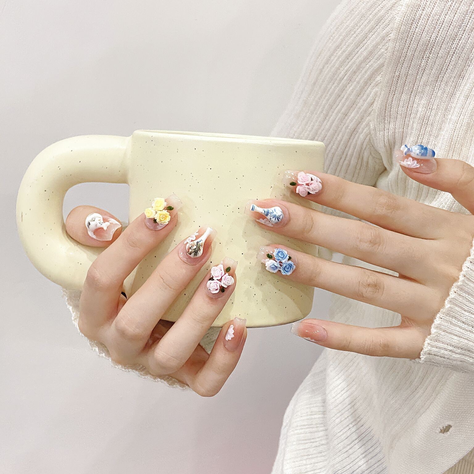 21 Set Lot , Get 21 pairs of 100% handmade press-on nails for just $99.99!