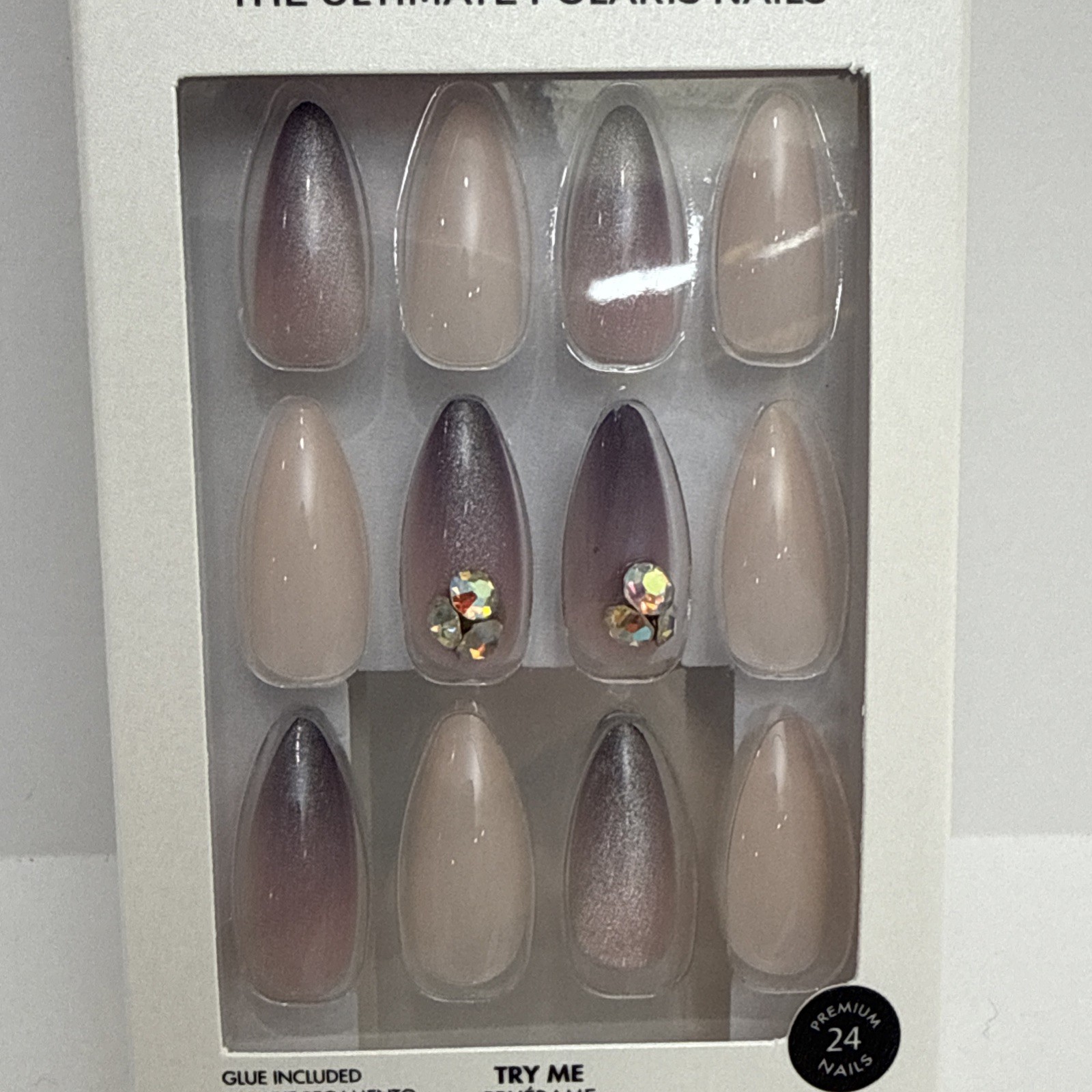 Poshmellow Maison Deluxe 24 Nails Glue Included – By The Rose #65232