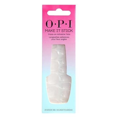 OPI Nail Adhesive Glue & Press-On Tabs, 120 Count | Up to 14 Days Wear | Vegan