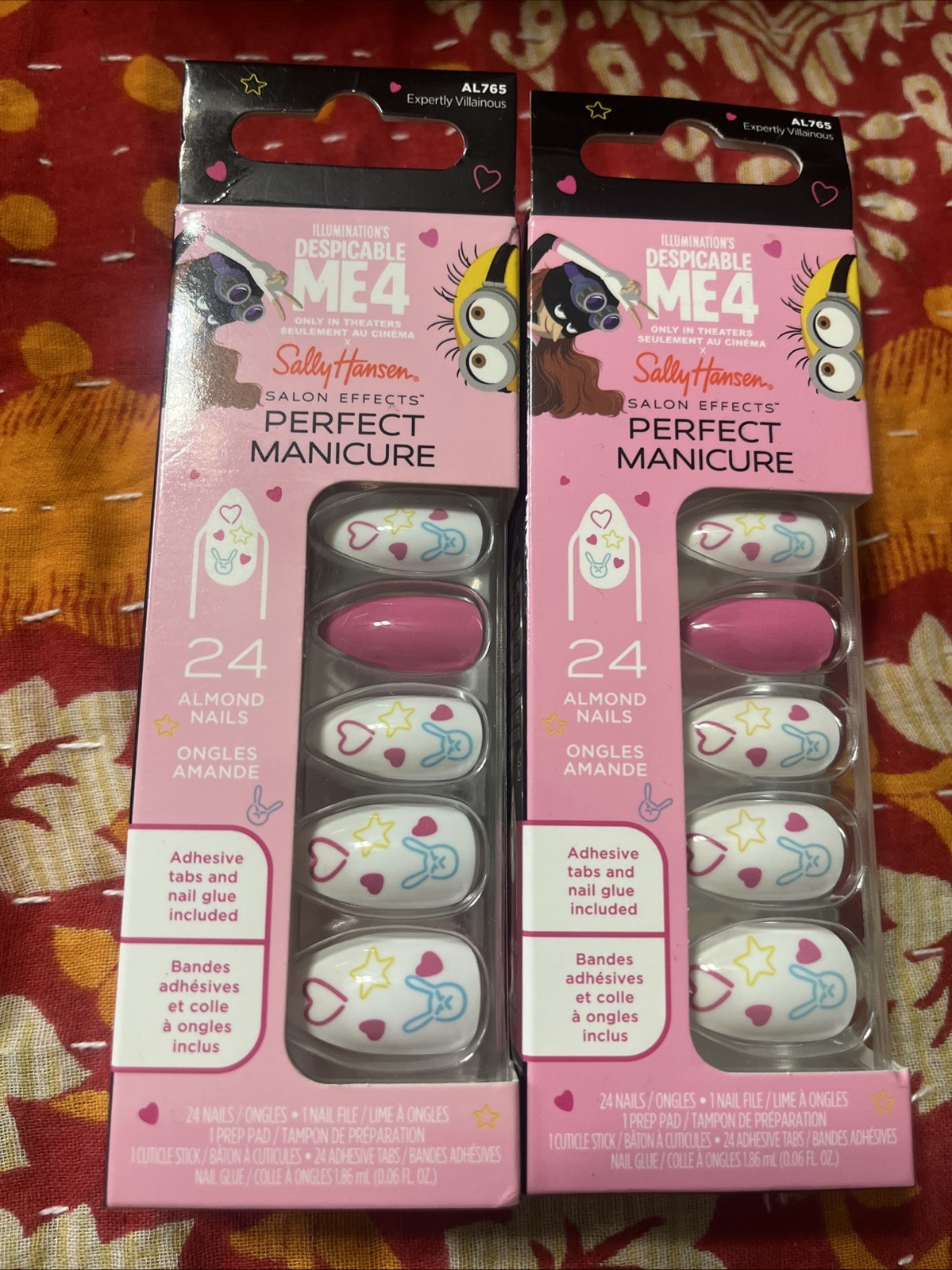 2 Sally Hansen Salon Effects Perfect Manicure Despicable Me Expertly Villainous