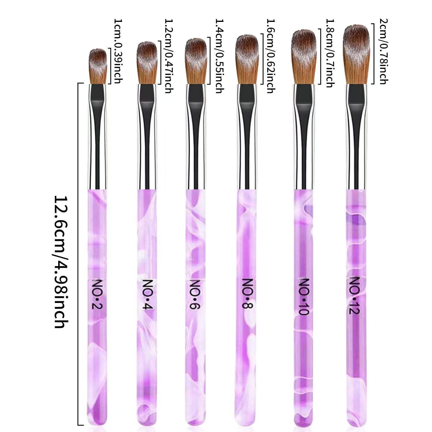 28PCS Nail Art Brush Set – Acrylic Gel Brushes, Liner & Dotting Tools, Manicure
