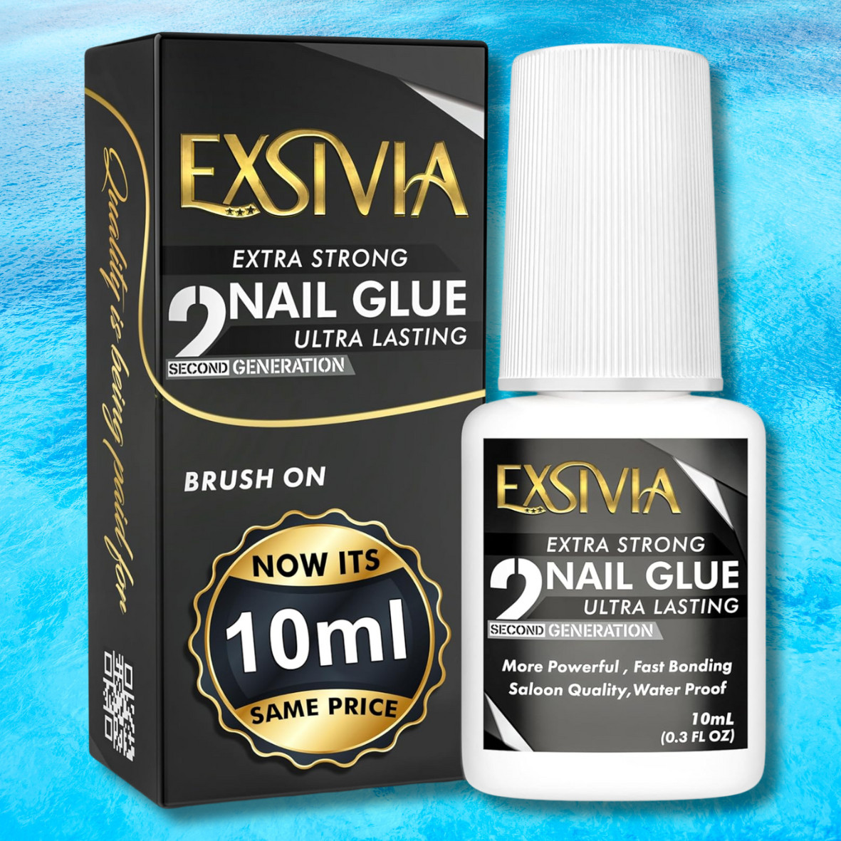 2nd Generation Super Strong Nail Glue – Salon Quality, Extra Strength