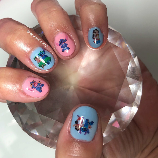 Lilo and Stitch Nail Art Stickers Transfers Decals Set of 64 – A1218