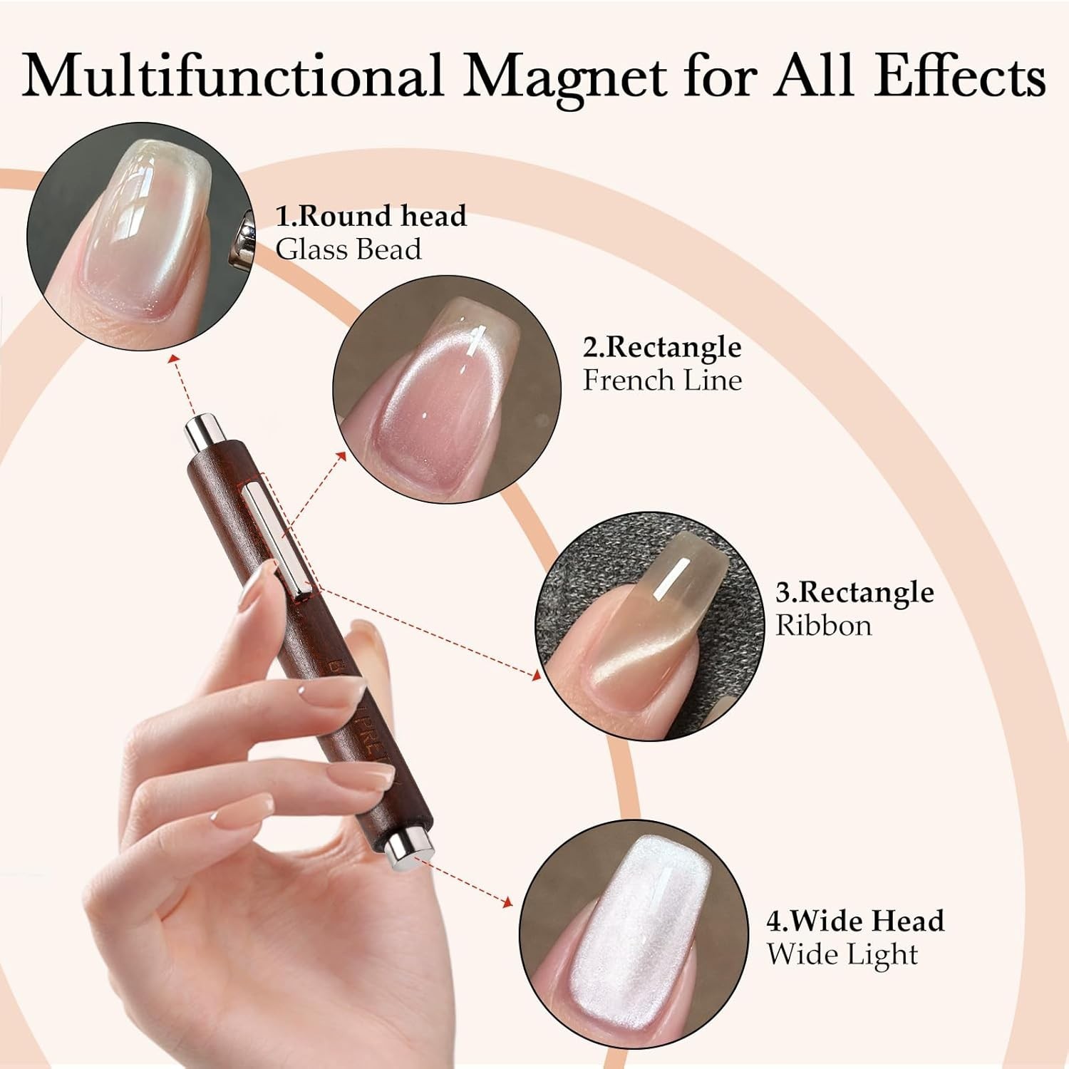 Multifunctional Cat Eye Nail Magnet Stick – Create Stunning Designs Effortlessly