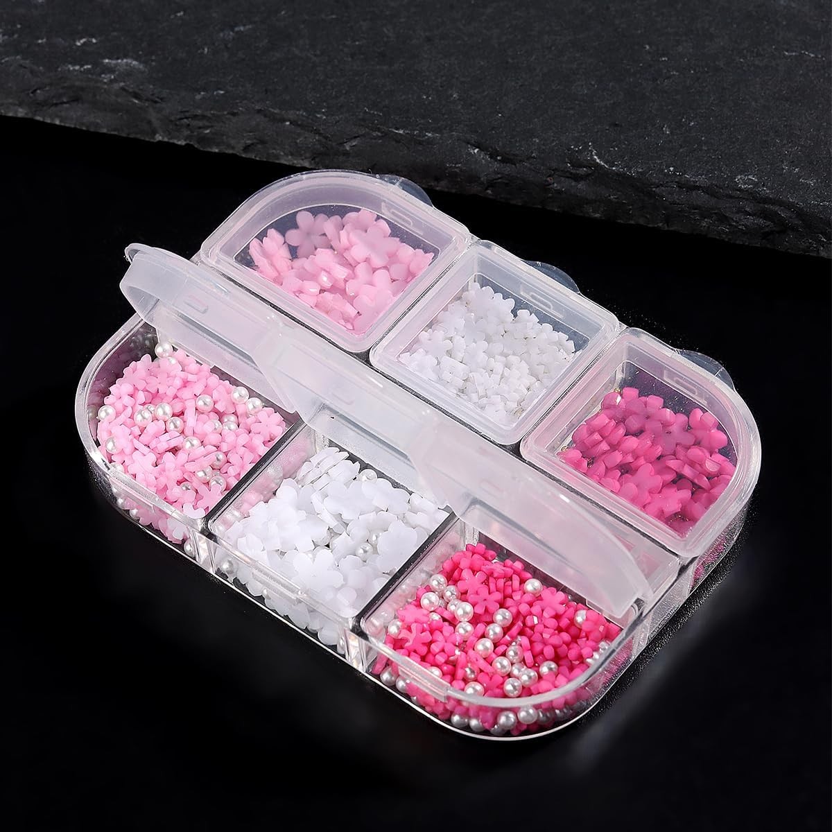 3D Flowers for Nails, 3D Flowers Nail Charms, Metal Butterfly Nail Charms with