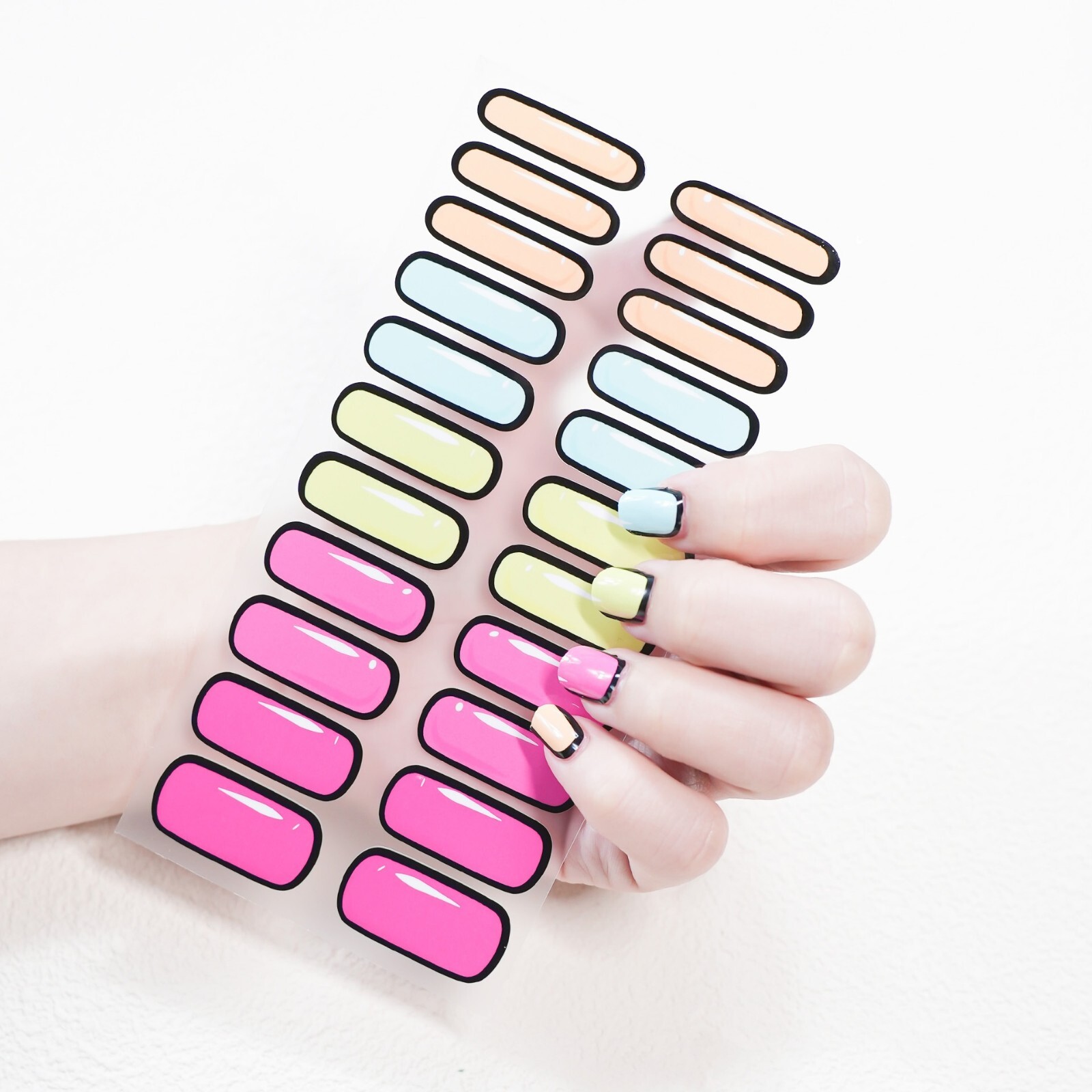 DIY Full Size Nail Stickers Nail Wraps Polish Manicure Waterproof Nail Art Film