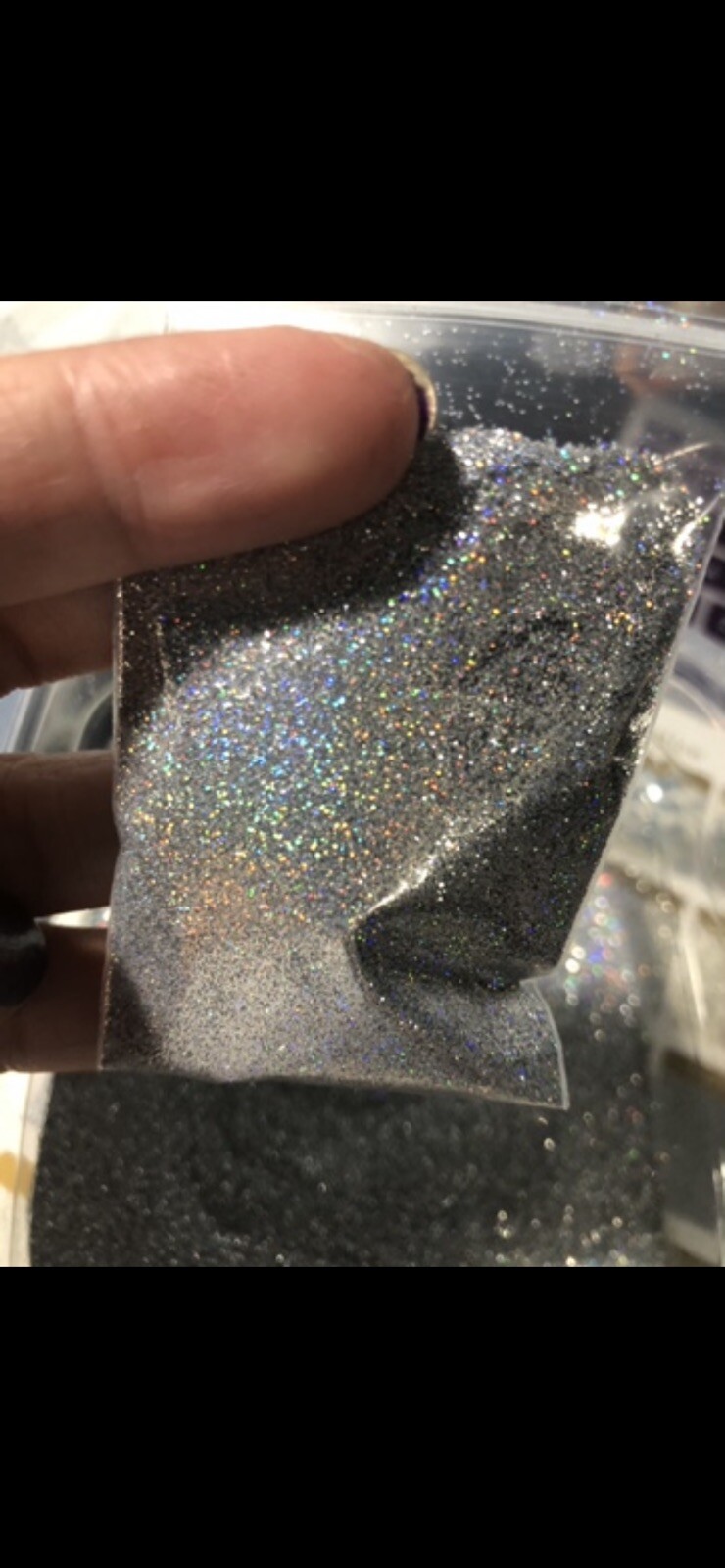 1 cup Holographic Extra Fine Glitter HOLO for nails, acrylic, crafts