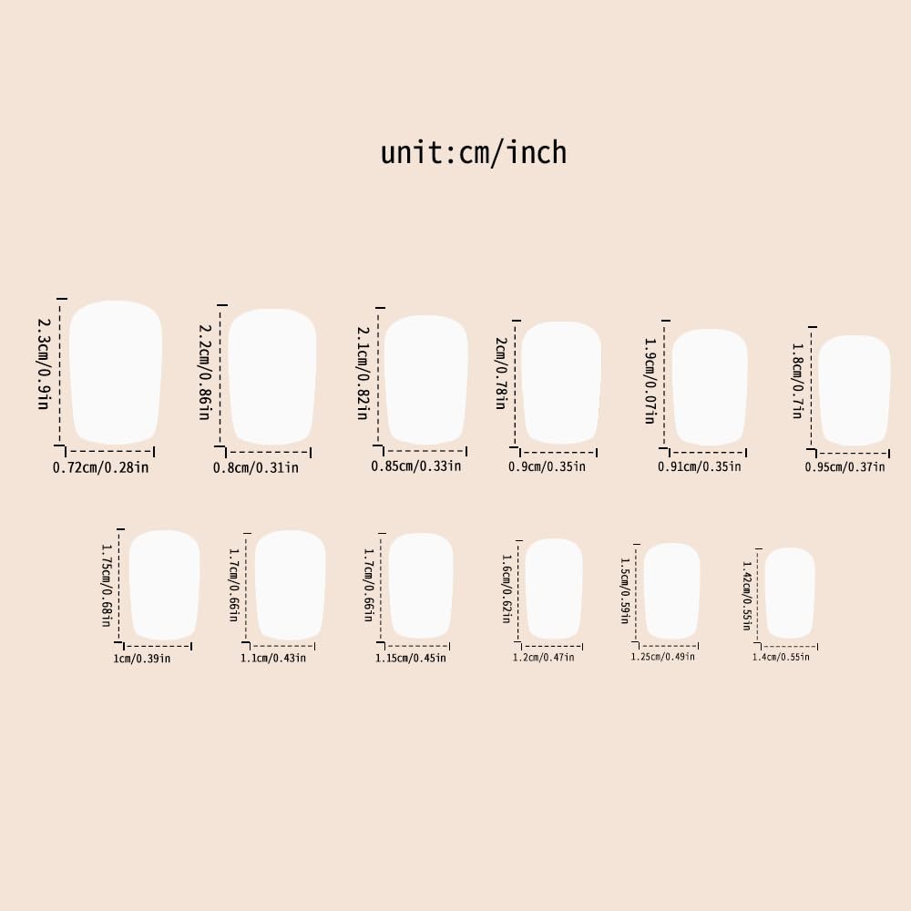 Valentine’s Day White French Manicure Heart-Shaped False Nails, Medium Length…
