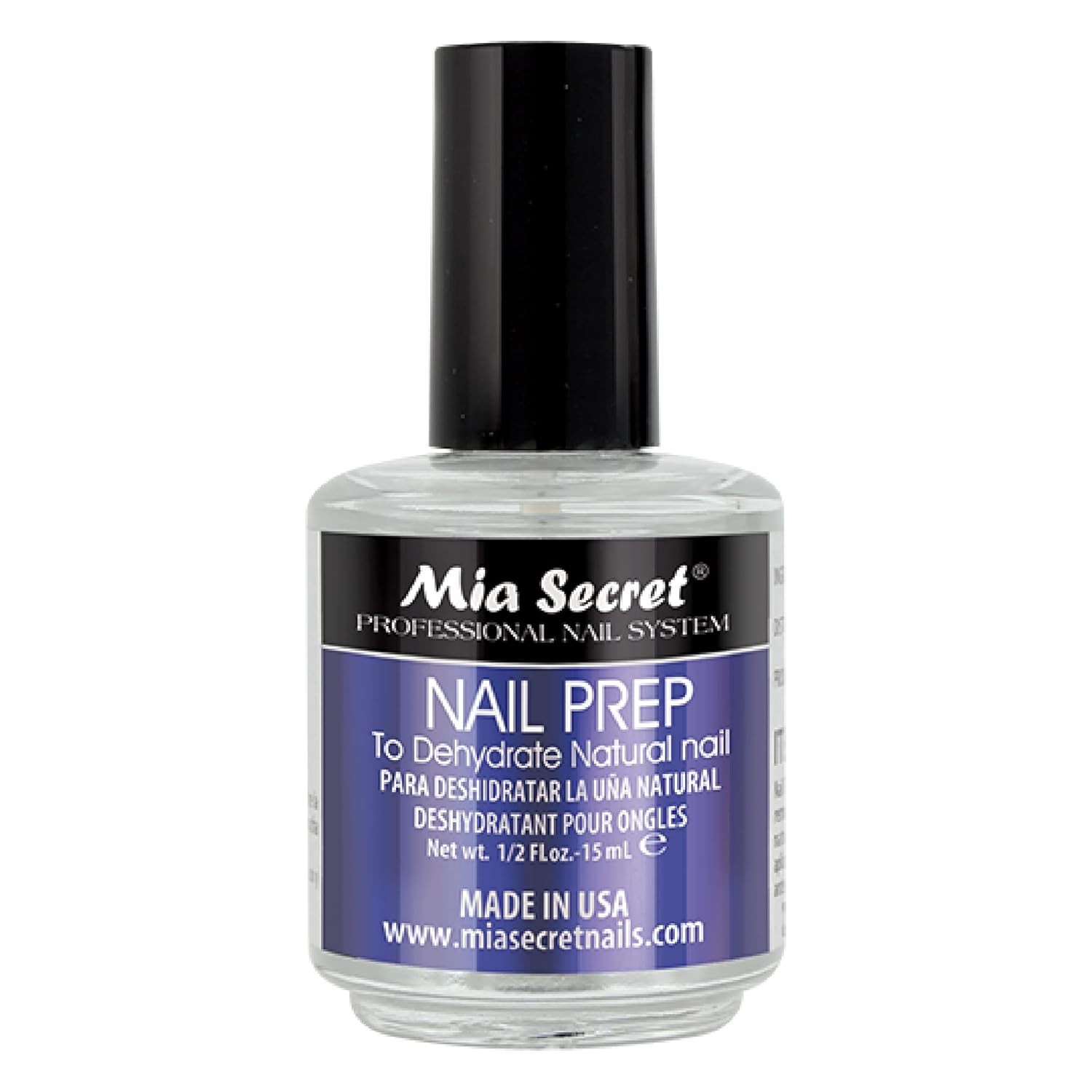 Mia Secret Professional Acid Free Natural Nail Prep Dehydrator, 15ml -…
