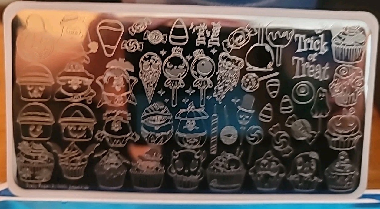 🎃✨️👻😈💫Pretty Fingers By Robin Halloween Food Nail Stamping Plate