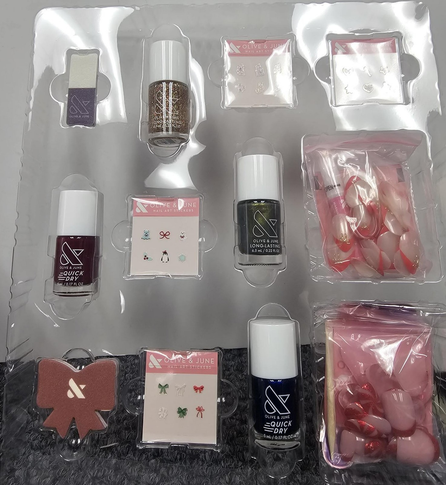 3 X Olive & June 12 Days Of Mani Magic Advent Calendar BRAND NEW – THREE SETS