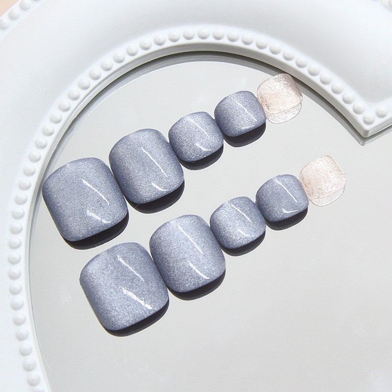Press On Nails 24Pcs Eye Pattern Glue On False Nails for Women Size 15cm