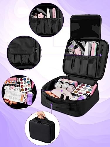 Acrylic Nail Kit for Beginners – 42 Colors Glitter Powder, UV Light, Drill & Org
