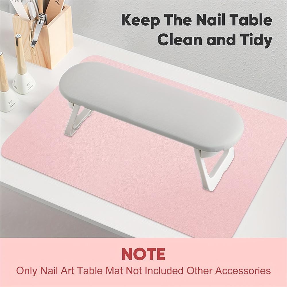 Foldable Nail Art Table Mat Hand Rest Pad Waterproof Scratch Resistant