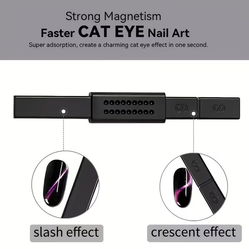13PCS Cat Eye Magnet Set, Heart Magnet for Cat Eye Gel Polish, 3d French 13Pcs