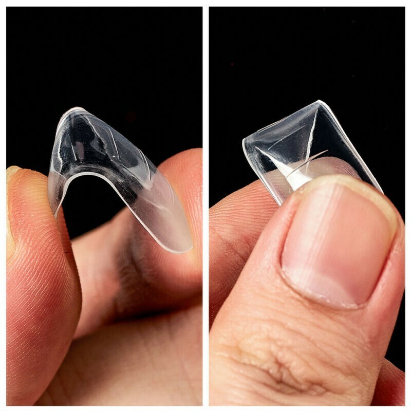 Fake Nails Clear Full Cover System Gel 100Pcs Nails Tips Mold Dual Forms