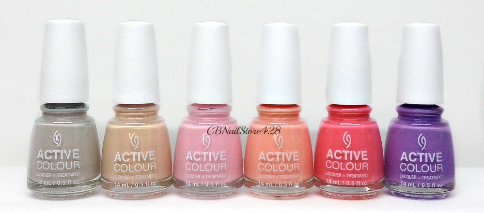 China Glaze Active Colour – LACQUER + TREATMENT 0.5oz – Pick Color
