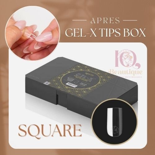 Apres Gel-X Sculpted Square Medium 2.0 Tips Box 14 Sizes – Pro 600pcs