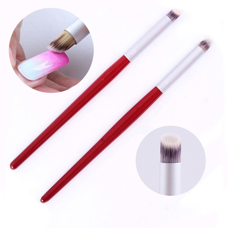 1PC Nail Art Ombre Brush Gradient Dye Drawing Painting Pen Blooming Manicure