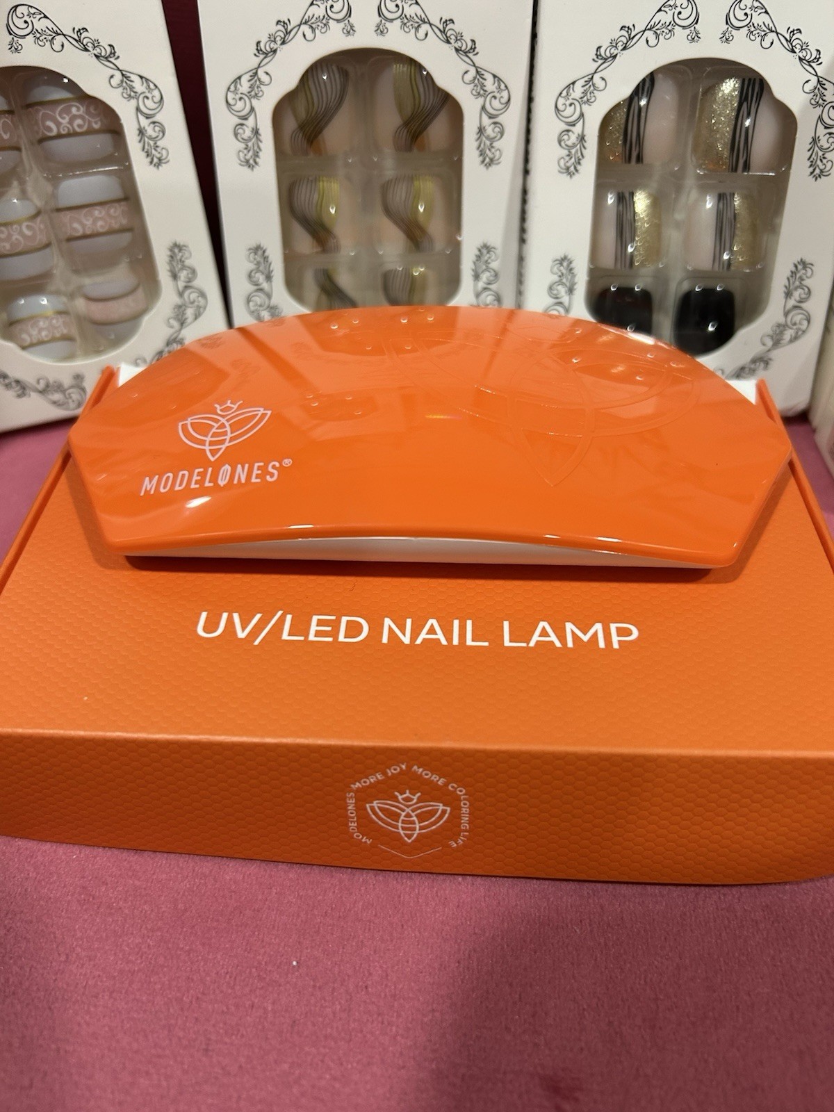 10 Piece Press On Nails for Hands and Feet with Glue Included (see Picture) New