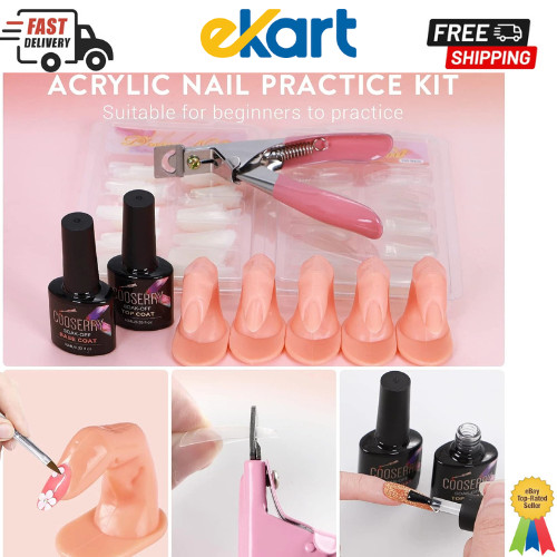 115 In Acrylic Nail Kit 48 Colors of Glitter Acrylic Powder And Liquid Manicure