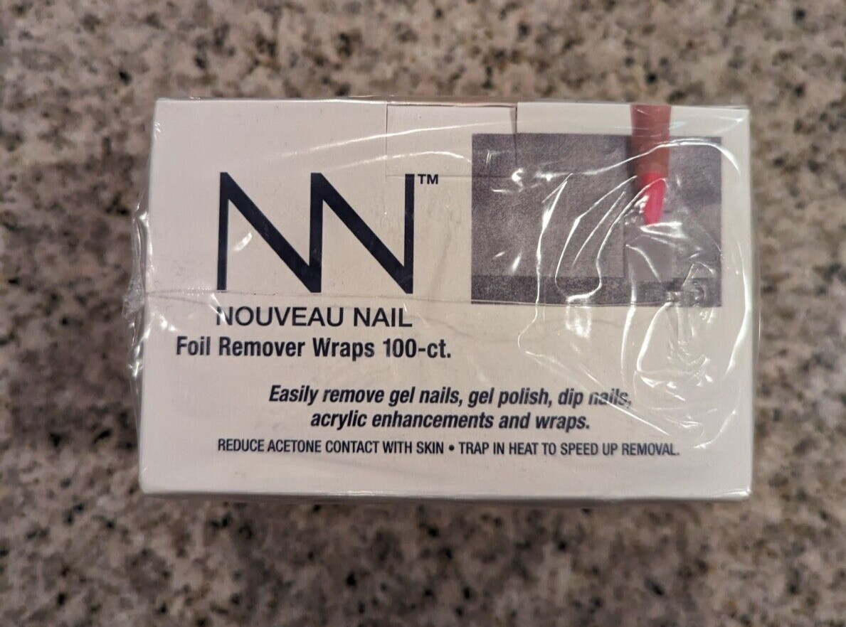 Nouveau Nail Foil Remover Wraps 100ct