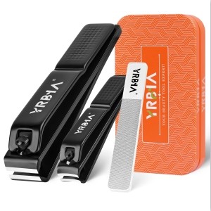 Nail Clippers with Glass Nail File, Ultra Nail Clipper Set,