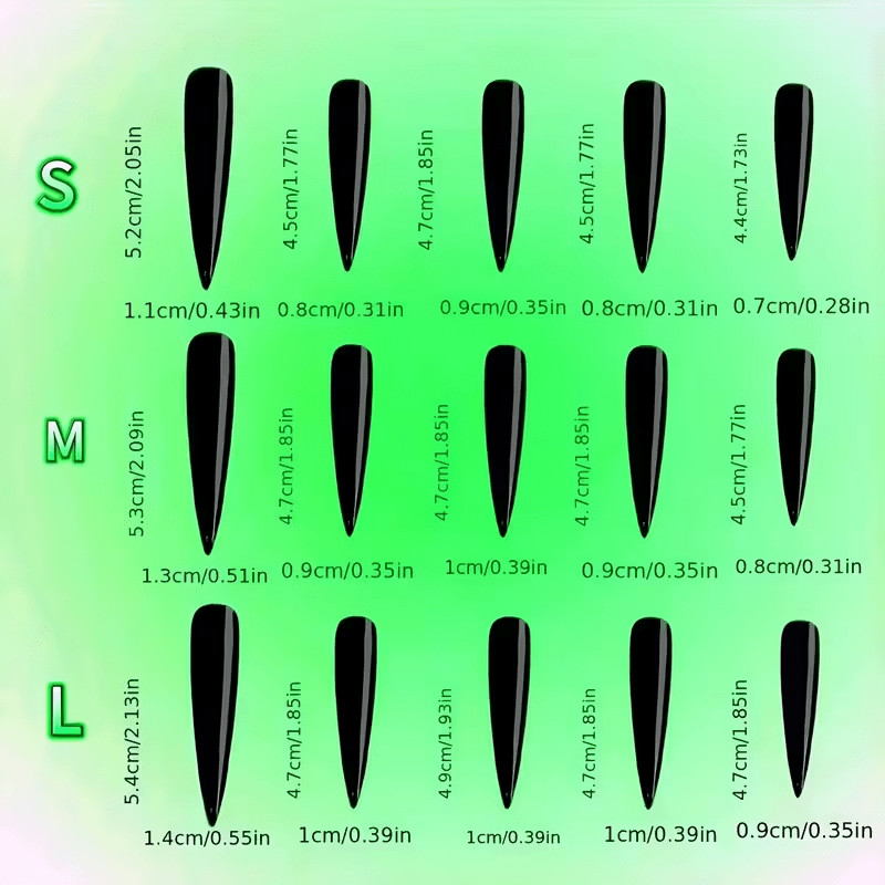 10Pcs Black Rose Cat Eye Nails Gothic Style Wedding Dinner False Nails