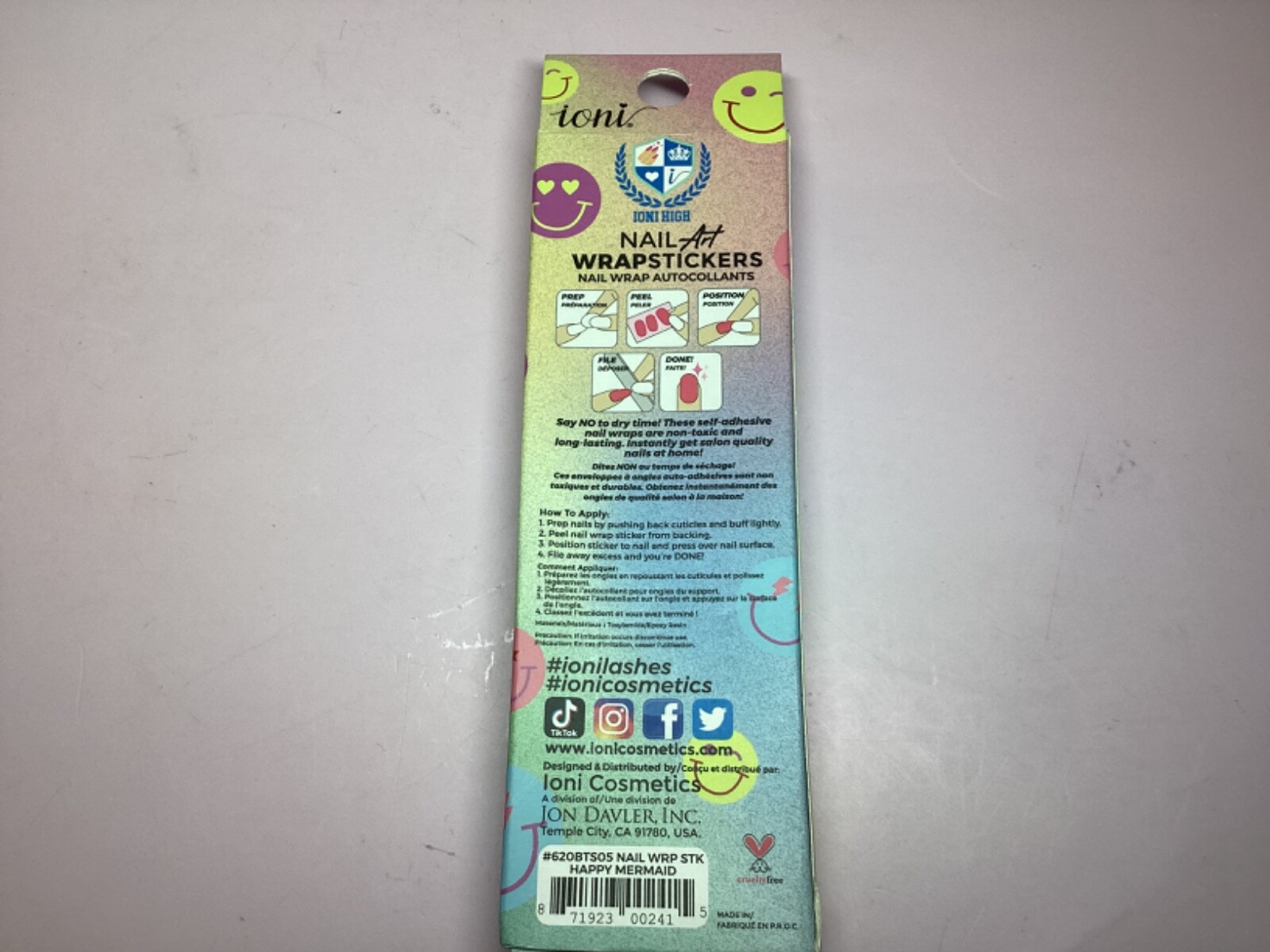 Ioni Nail Art Wrap Stickers Brand New