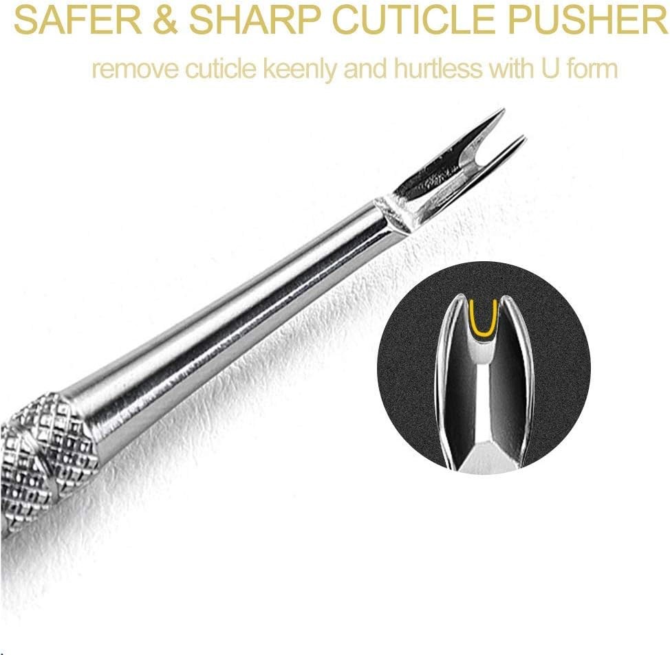Mani Tools Pedi Tools-Multi-Funct Double End Nail Lifter,