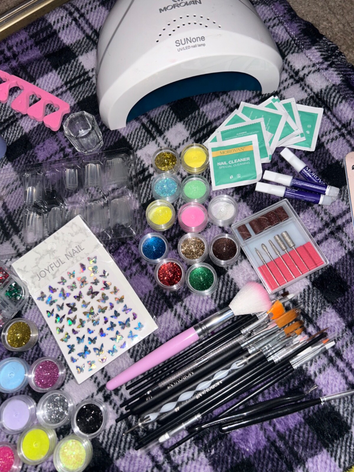 Acrylic Nail Kit Acrylic Powder and Liquid Set, Full Nail Kit Set Professional A