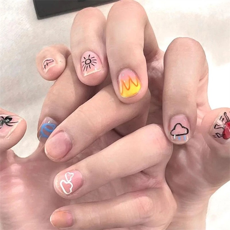 Nail Art Pens Markers Kit – for Girls Women Kids Beginners DIY Painting Nails