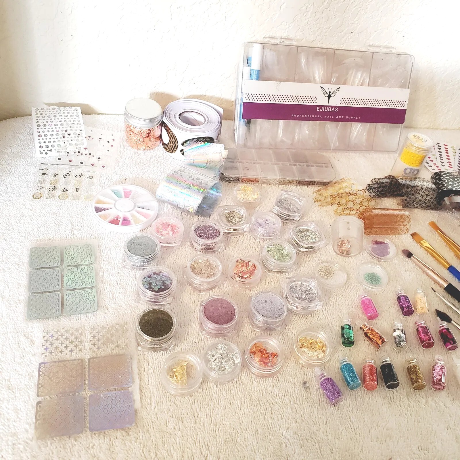 Manicure Nails Glitter Acrylic Gel Make-up Crafts Resin Embellishment Lot