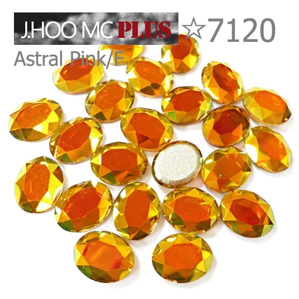 J.HOO Crystal 7120 Oval Flat Back Rhinestones 10×8mm Nail Art (8pcs)