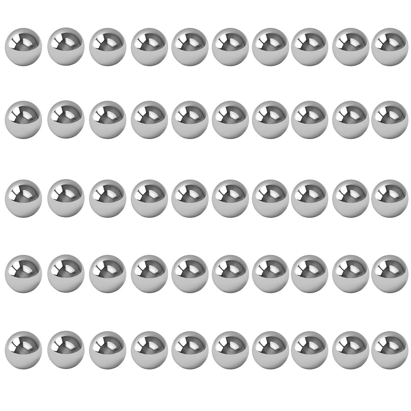 100PCS 3/8″ Inch Diameter 9.525mm Hardened Chrome Solid Steel Bearing Balls