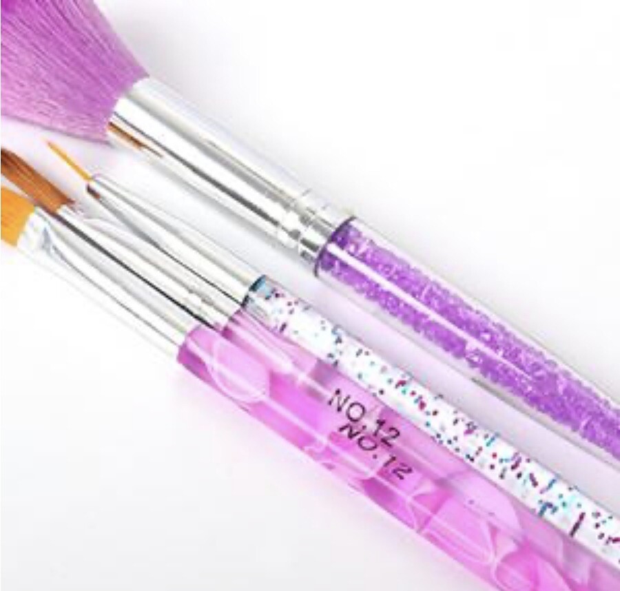 28-Piece (2 PACK) Ultimate Acrylic Nail Brush Set for Stunning Nail Art