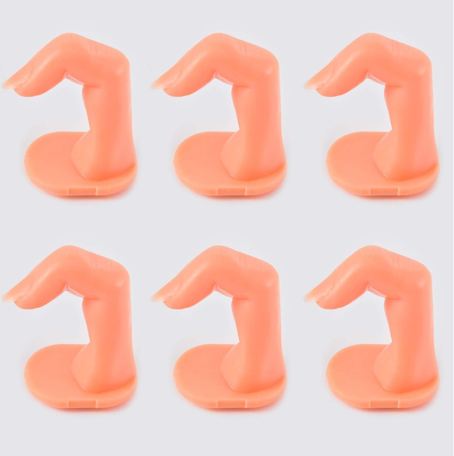 10 Pcs Self-Adhesive Practice Fingers for Nail Art – Ideal for Beginners