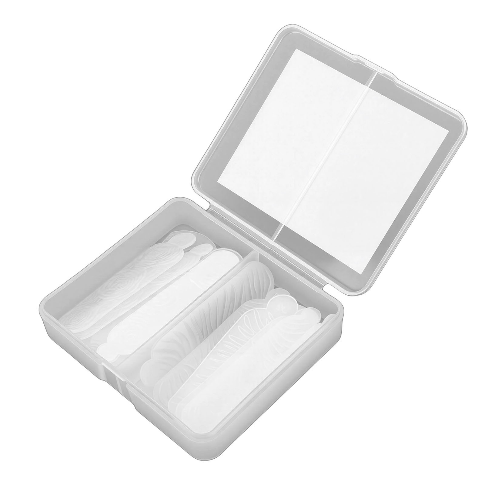 1-24pcs 3D Nail Art Silicone Mold Reusable Stereo Printing For DIY