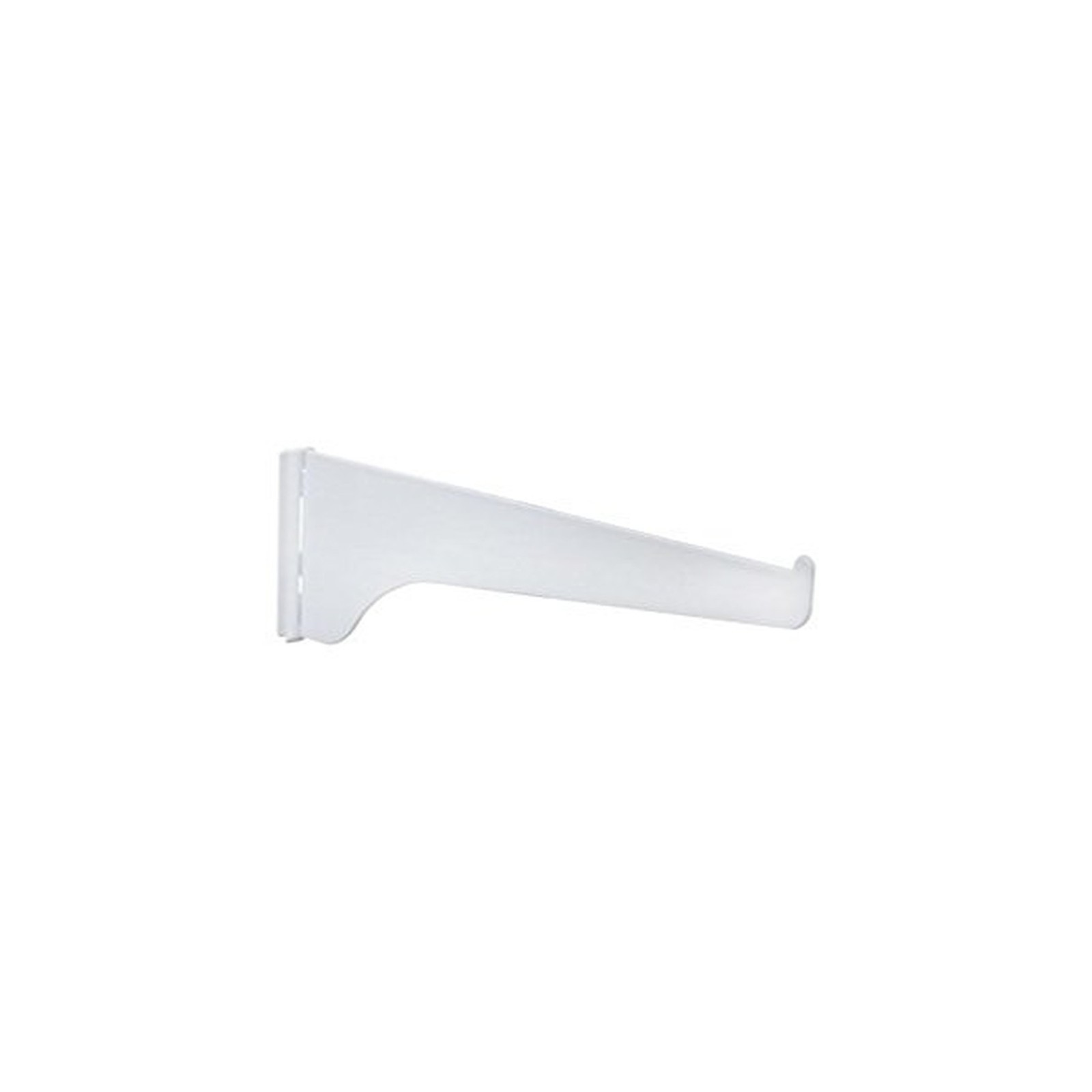 6 Inch White Shelf Brackets Heavy Duty Wall Mount Support Pair