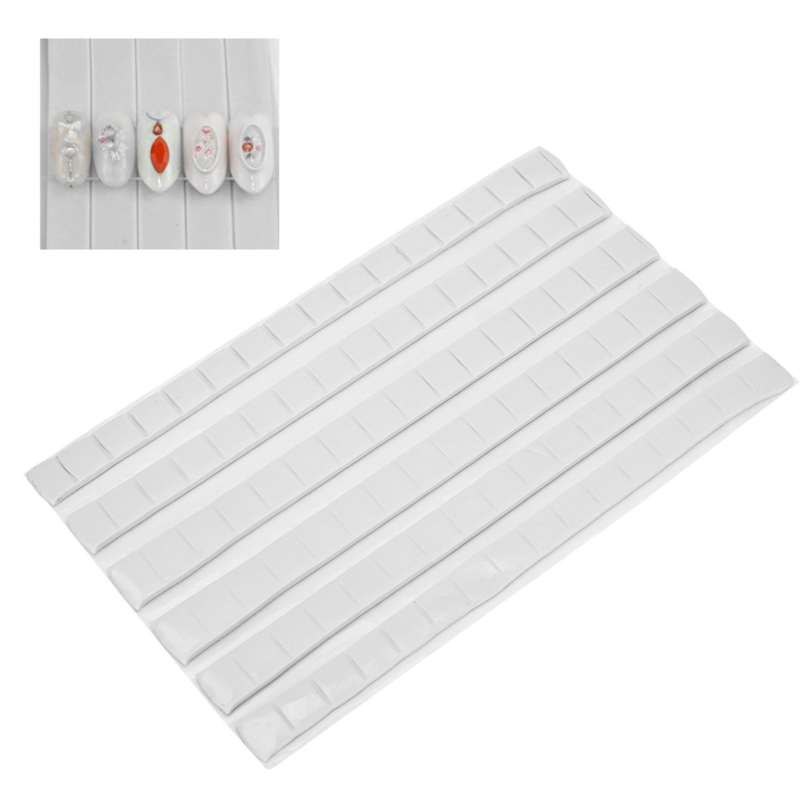 Nail Tip Display Stand Clay Nail Art Tool Decoration Fix Glue Manicure Clay SET