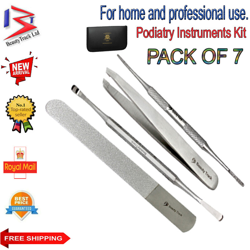 Nail Nipper Kit Thick Toenail Clippers Plier Chiropody Podiatry Diamond Deb File