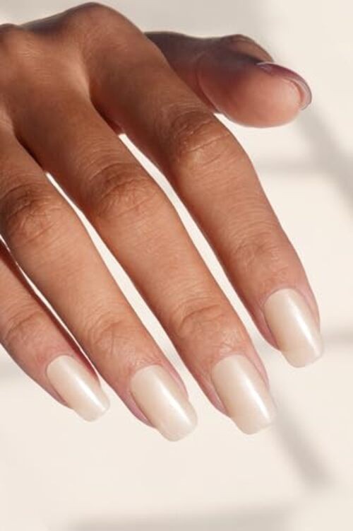 Press On Nails – Short Square Soft Gel Chrome False Nails – Glossy Finish