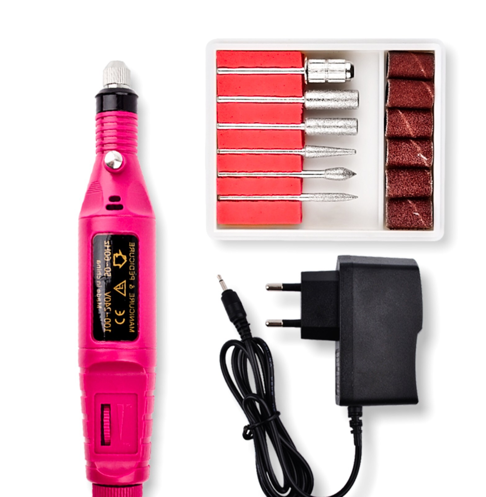 ELECTRIC NAIL ART DRILL FILE ACRYLIC MANICURE PEDICURE PORTABL MACHINE KIT✅ND003