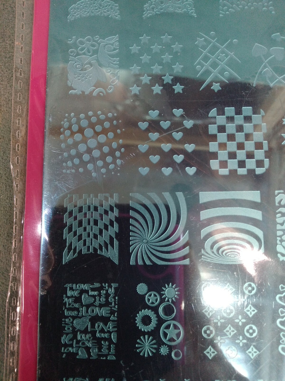 H&A Nail Art Stamp Plate #66 New in pack