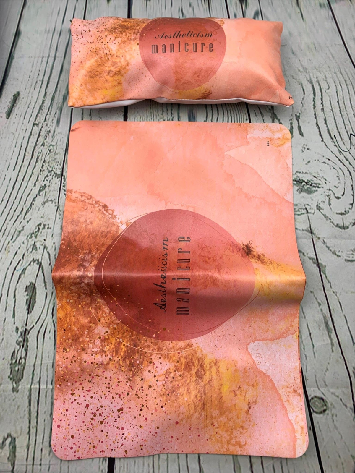 Nail Arm Rest Pillow and Nail Art Table Mat Nail Art Hand Pillow Pink