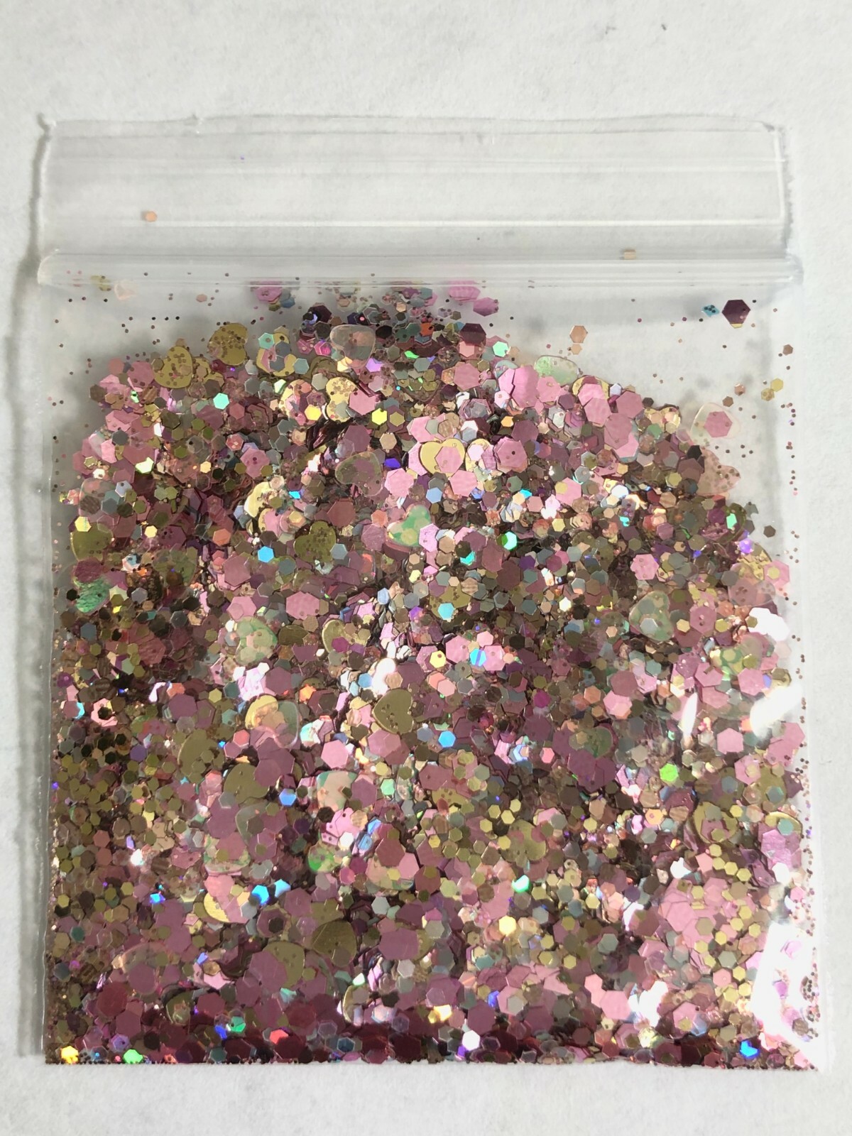Birthday Girl glitter mix for acrylic or gel nail application.