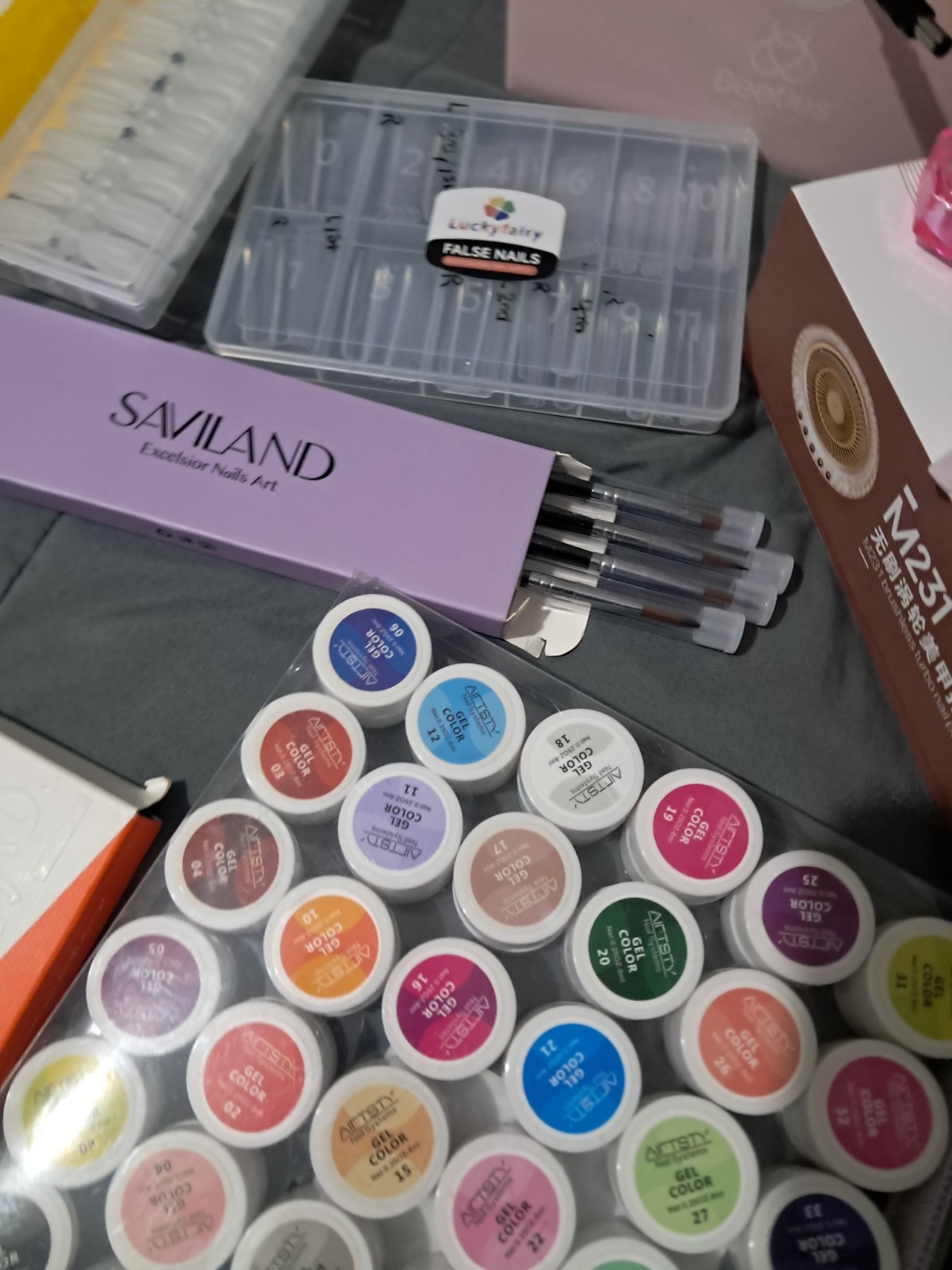 Nail lot!! HUGE!! Mixed Lot for nails/nail art(Gel & Acrylic)